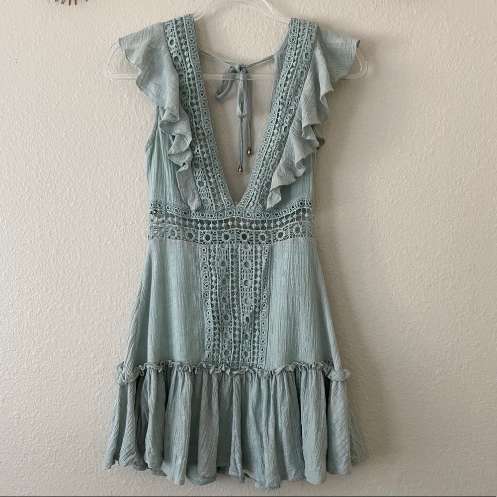 Low-cut Mini Dress